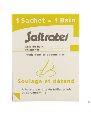 Saltrates sels bain relaxants pieds 10x20g