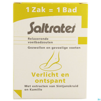 Saltrates sels bain relaxants pieds 10x20g
