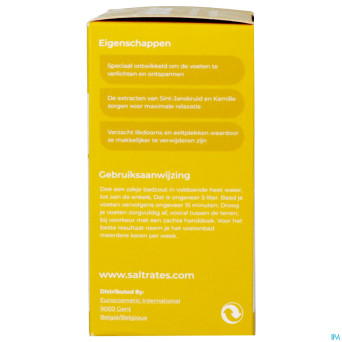 Saltrates sels bain relaxants pieds 10x20g