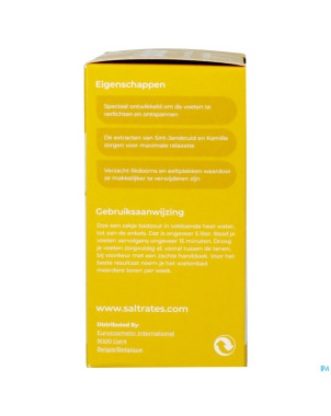 Saltrates sels bain relaxants pieds 10x20g