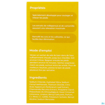 Saltrates sels bain relaxants pieds 10x20g