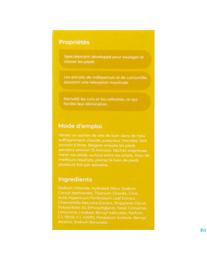 Saltrates sels bain relaxants pieds 10x20g