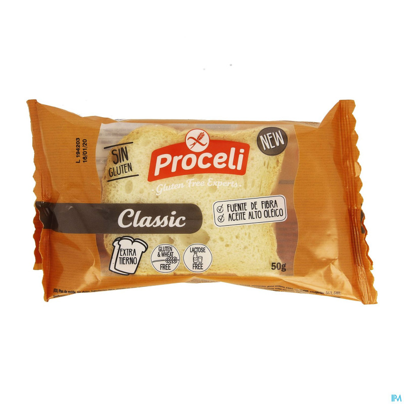 Proceli classic pain mie sandwich2x50g rte revogan
