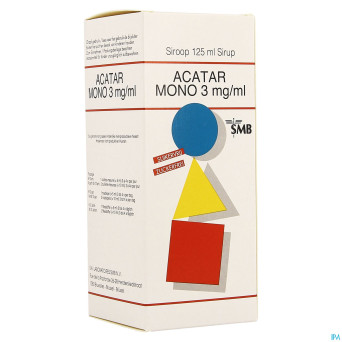 Acatar mono 3mg/ml sirop 125ml