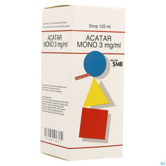 Acatar mono 3mg/ml sirop 125ml