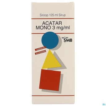 Acatar mono 3mg/ml sirop 125ml