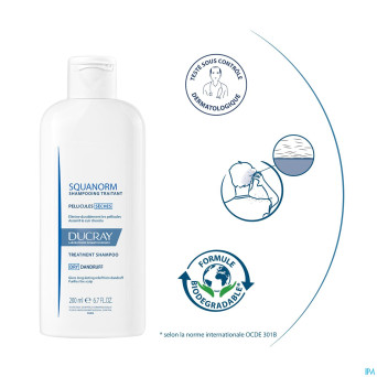 Ducray squanorm sh pellicules seches 200ml