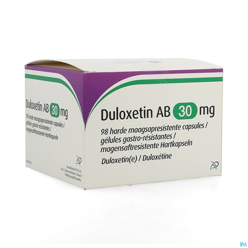 Duloxetin ab  30mg gastro resist. caps dur 98