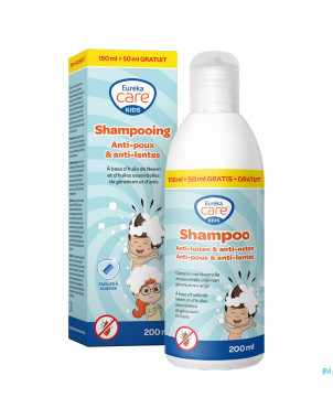 Eureka care a/poux a/lentes sh 150ml + 50ml