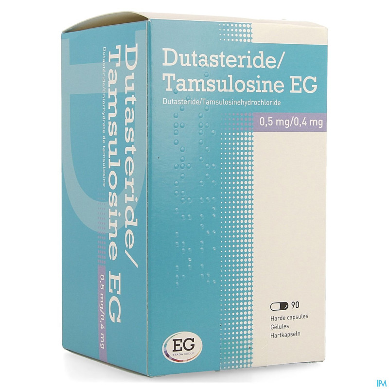 Dutasteride tamsulosine eg 0,5mg/0,4mg caps  90