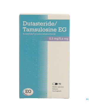 Dutasteride tamsulosine eg 0,5mg/0,4mg caps  90