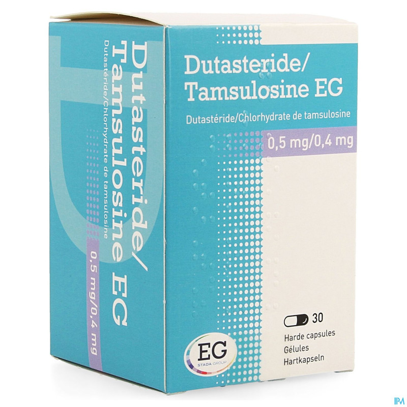 Dutasteride tamsulosine eg 0,5mg/0,4mg caps  30