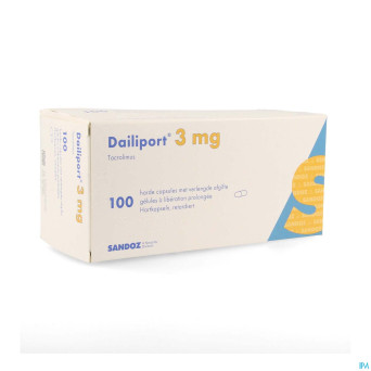 Dailiport 3,0mg liberation prolongee caps 100