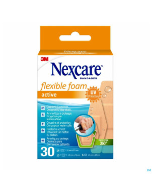 Nexcare 3m flexible foam active ha pans predec. 30