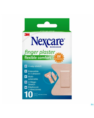 Nexcare 3m ultra strech comf.flex. doigt decoup.10
