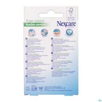 Nexcare 3m ultra strech comf.flex. doigt decoup.10