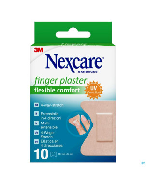 Nexcare 3m ultra strech comf.flex. doigt decoup.10
