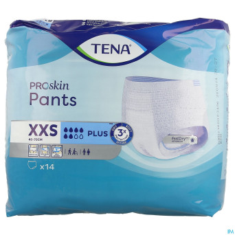 Tena proskin pants plus xxs 14