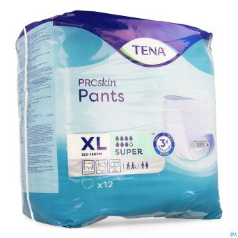 Tena proskin pants super extra large 12