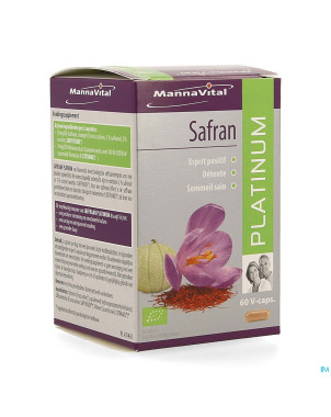 Mannavital bio saffran platinum v-caps 60
