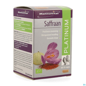 Mannavital bio saffran platinum v-caps 60