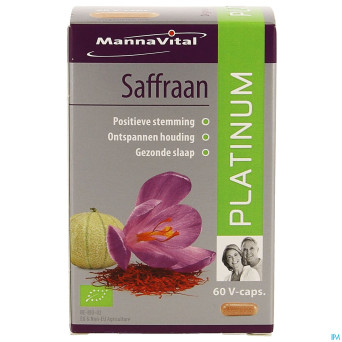 Mannavital bio saffran platinum v-caps 60