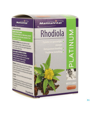 Mannavital rhodiola platinum    v-caps 60