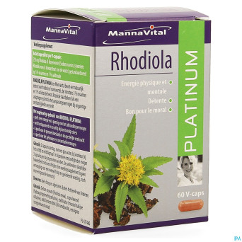 Mannavital rhodiola platinum    v-caps 60