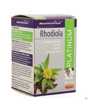 Mannavital rhodiola platinum    v-caps 60