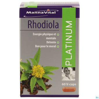 Mannavital rhodiola platinum    v-caps 60