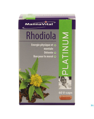 Mannavital rhodiola platinum    v-caps 60