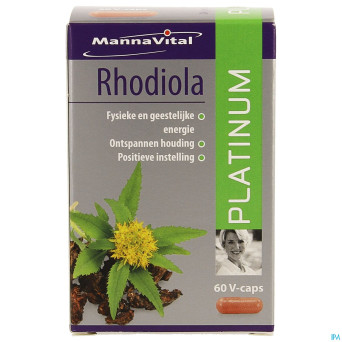 Mannavital rhodiola platinum    v-caps 60