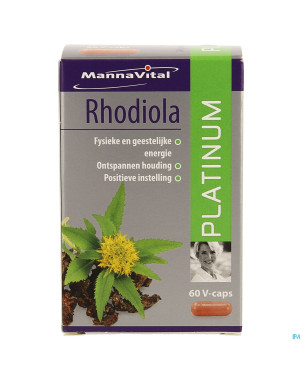 Mannavital rhodiola platinum    v-caps 60