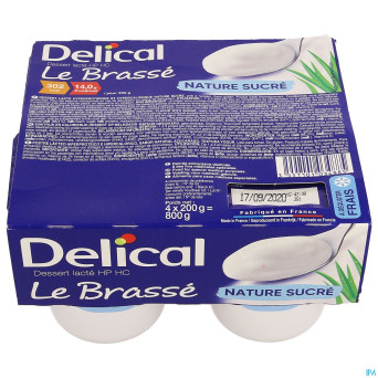 Delical le brasse nature 4x200g