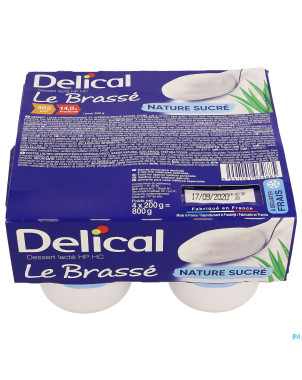 Delical le brasse nature 4x200g