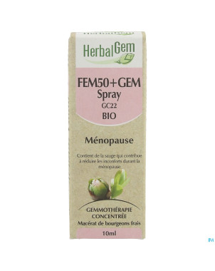 Herbalgem fem50+gem spray bio gc22 menopause 10ml