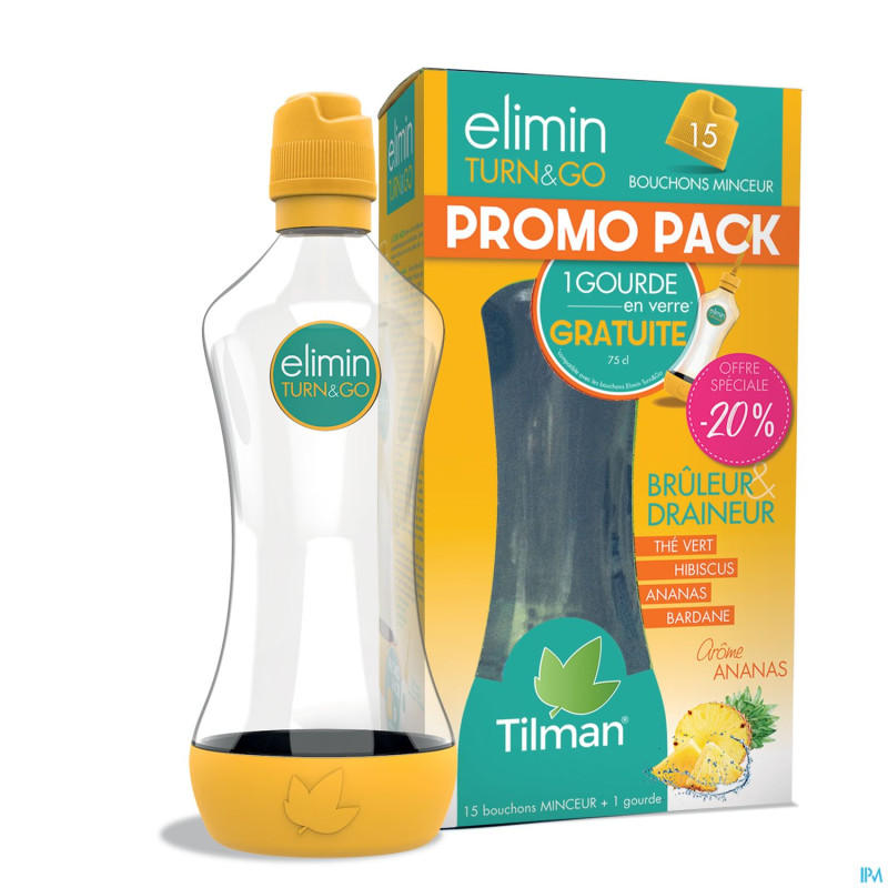 Elimin turn&go ananas 15 bouchons -20%