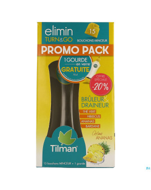 Elimin turn&go ananas 15 bouchons -20%