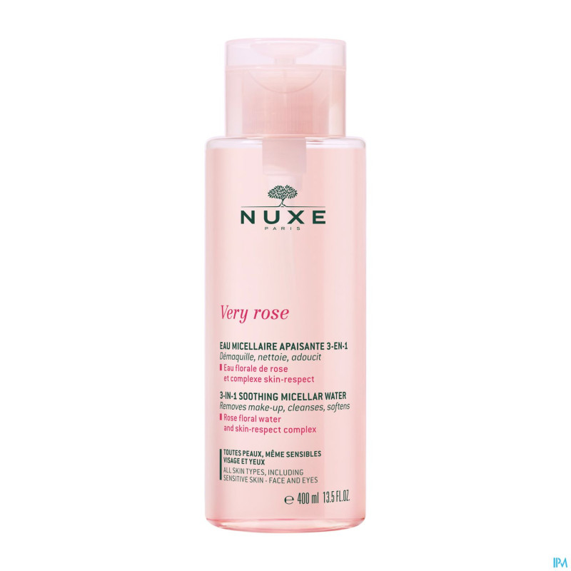 Nuxe very rose eau micellair apais. 3en1 pn 400ml