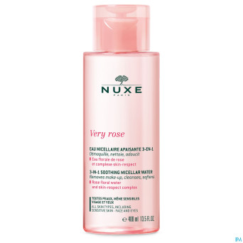 Nuxe very rose eau micellair apais. 3en1 pn 400ml