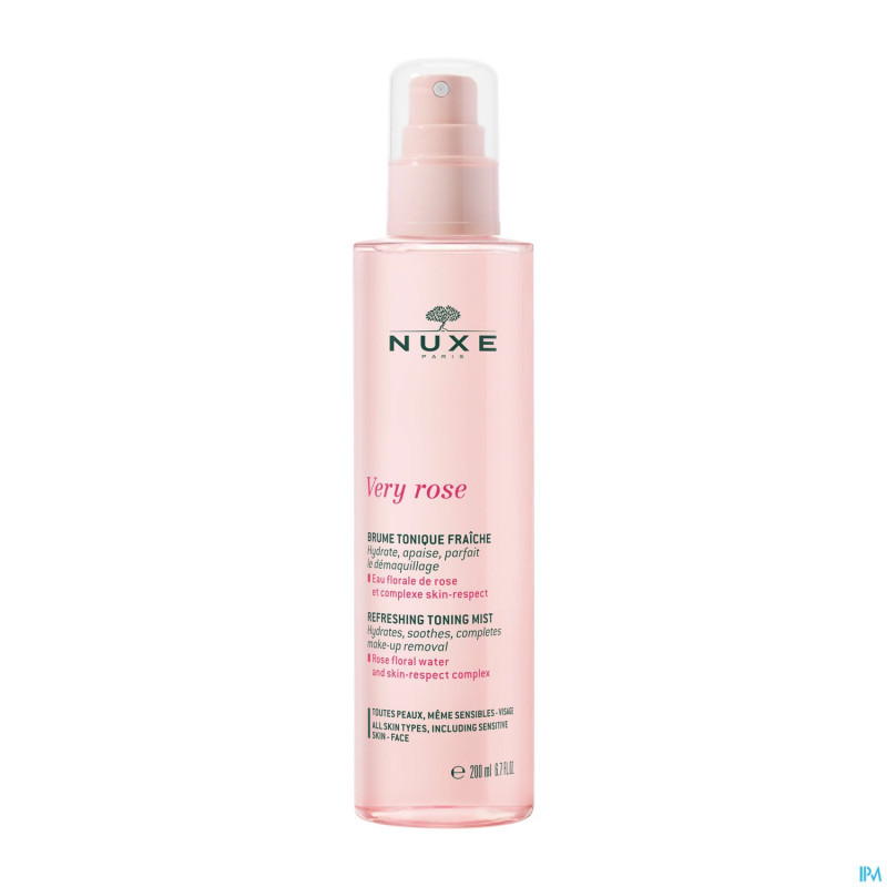 Nuxe very rose brume tonique fraiche vapo 200ml