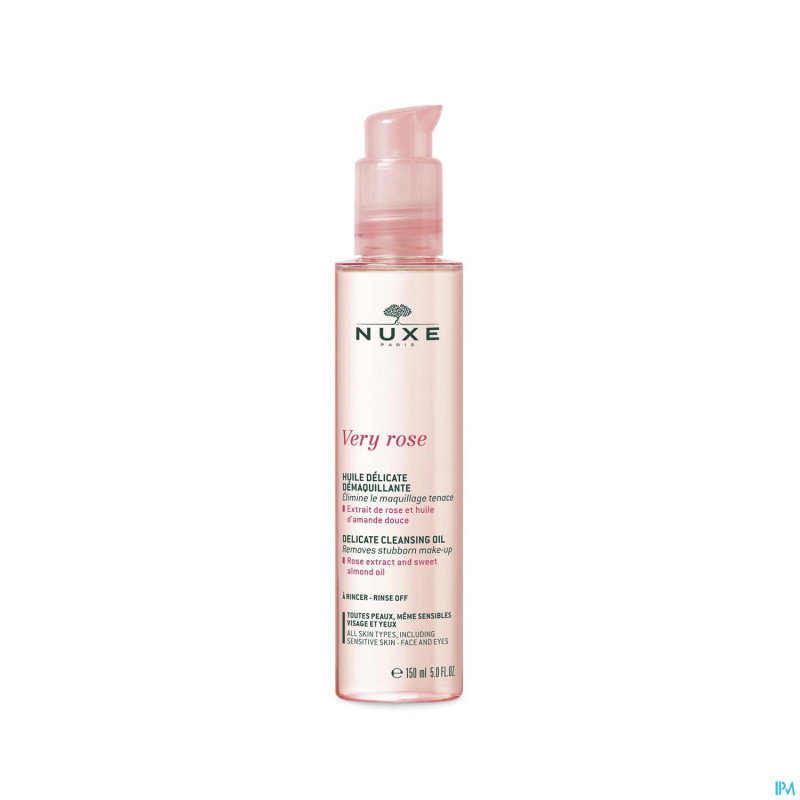 Nuxe very rose huile delicate demaquillante 150ml