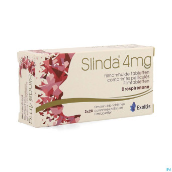 Slinda 4mg    comp pell  3 x 28