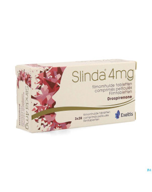 Slinda 4mg    comp pell  3 x 28