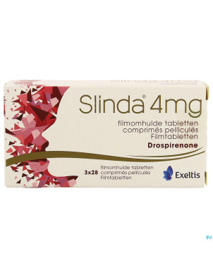 Slinda 4mg    comp pell  3 x 28
