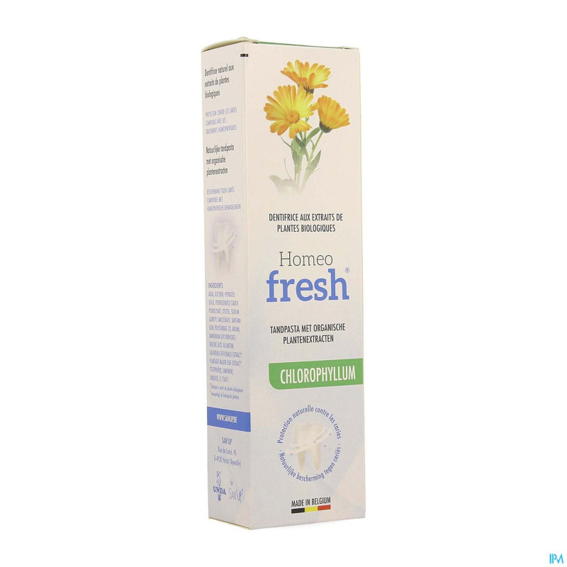 Homeofresh dentifrice chlorophyllum tube 75ml