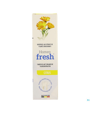 Homeofresh dentifrice citron tube 75ml