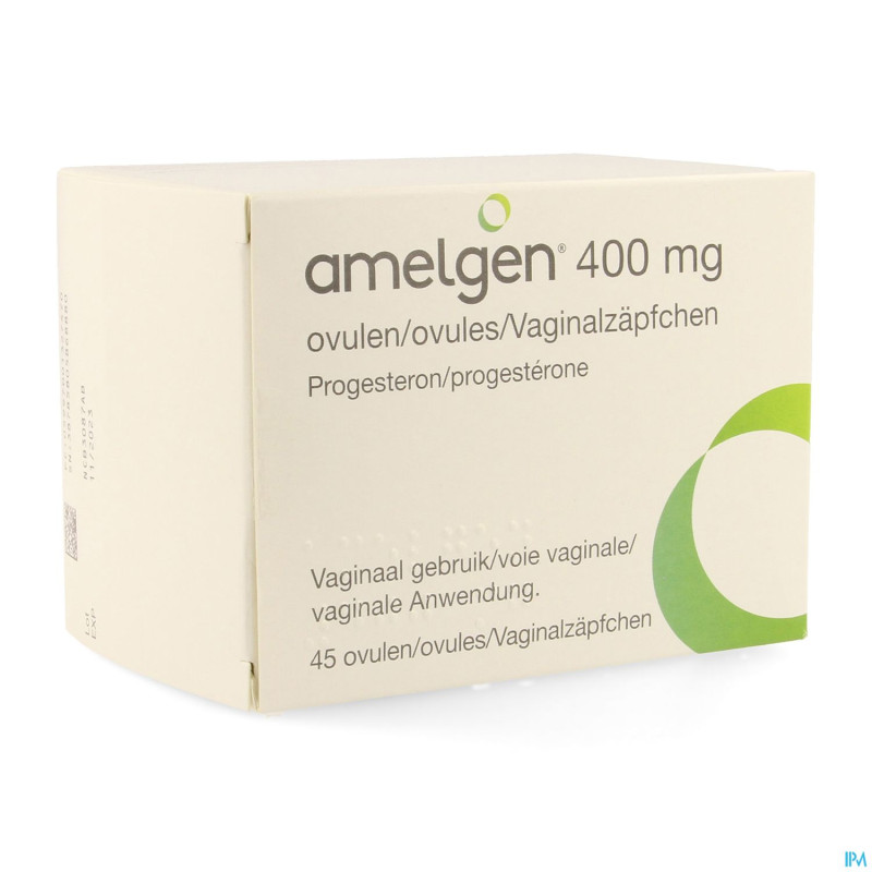 Amelgen 400mg    ovules vaginale 45