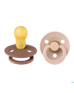 Bibs 3 sucette duo woodchuck blush