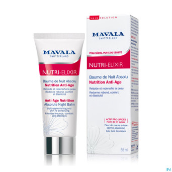 Mavala nutri elixir baume nuit absolu    tube 65ml